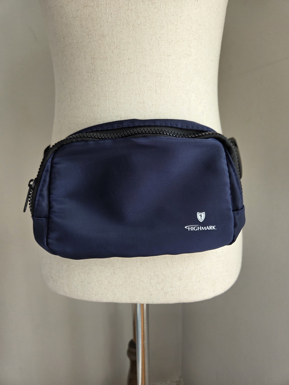 Navy Men’s Belt Bag - Compact Crossbody Pouch